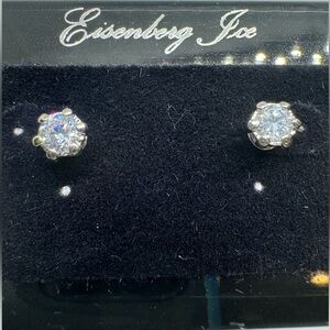 Eisenberg Ice  5mm Crystal Stud earrings